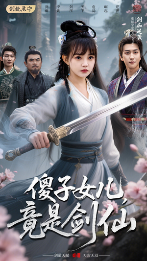 傻子女儿竟是剑仙（50集）超爽短剧推荐